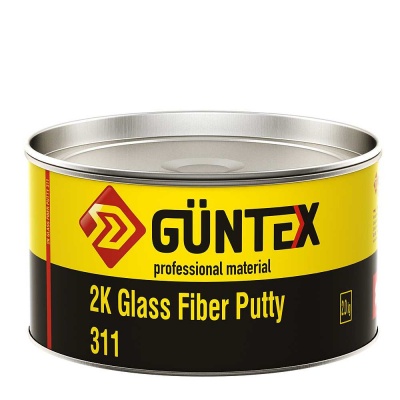 Шпатлевка Guntex 2K GLASS FIBER PUTTY 311 стеклонаполненная 1,8кг фото в интернет магазине Новакрас.ру